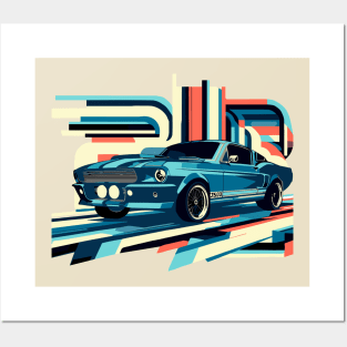 Car Shelby_Mustang_GT500KR Posters and Art